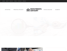 Tablet Screenshot of investmentsadvisory.com